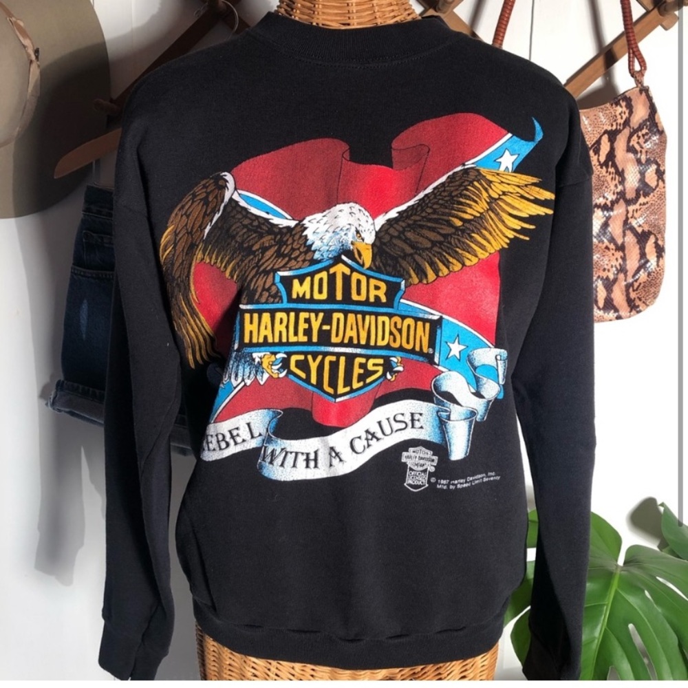 Vintage 1987 Harley Davidson Sweatshirt